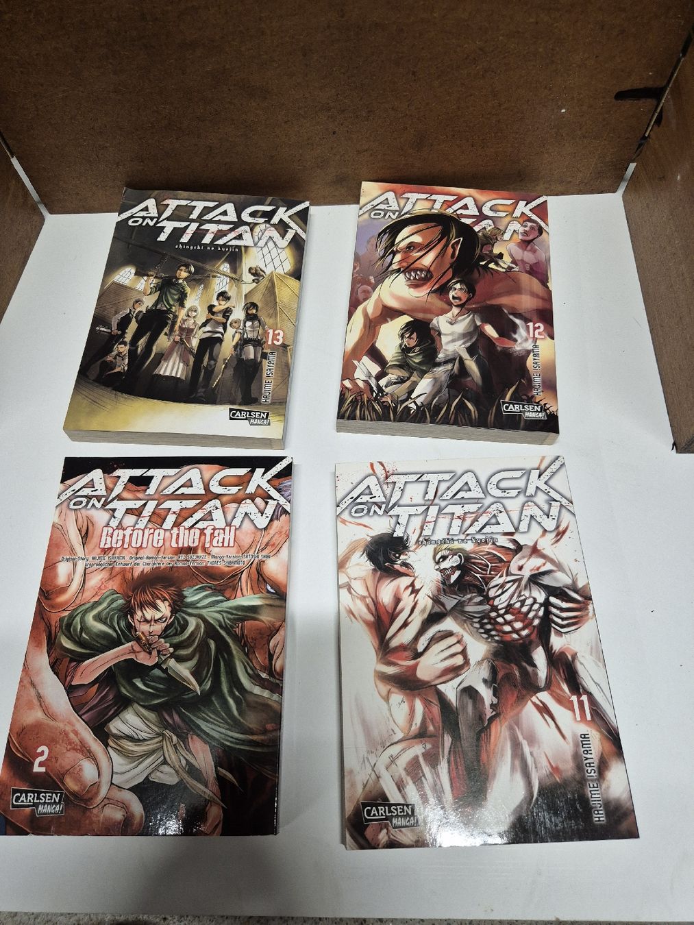 BD: Attack on Titan Manga verschiedene Titel – D'occasion à Bischofszell par Ionspeaker 2