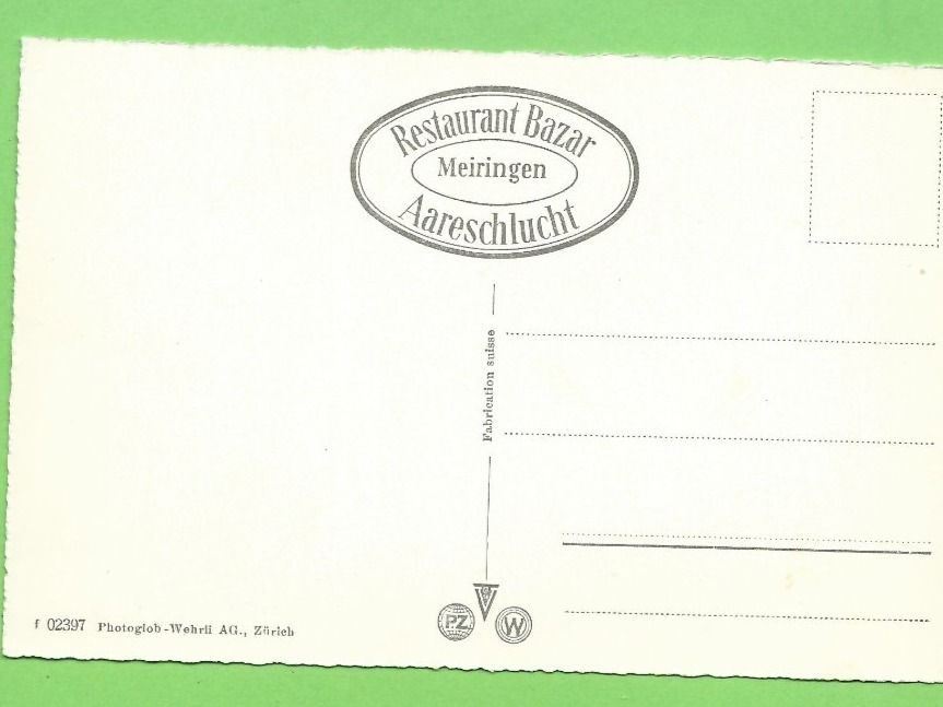 Cartoline postali: Aareschlucht – Nuovo (secondo la descrizione) da Zürich venduto da t24_de 1
