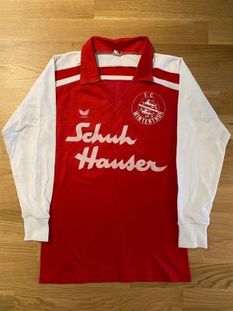 ORIGINAL FC WINTERTHUR # 14 TRIKOT ERIMA FCW AUS DEN 70ERN S