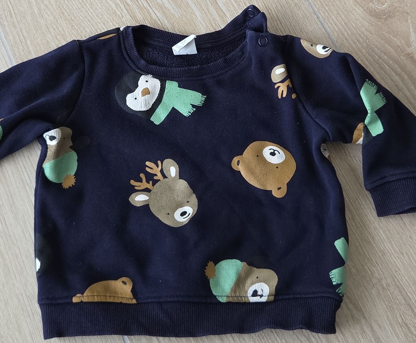 C&A Maglioni & Felpe: Pull chaud hiver bébé animaux forêt taille74 – Usato da Neuchâtel venduto da bilao