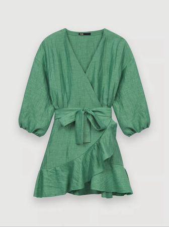 Maje robe élégante en lin