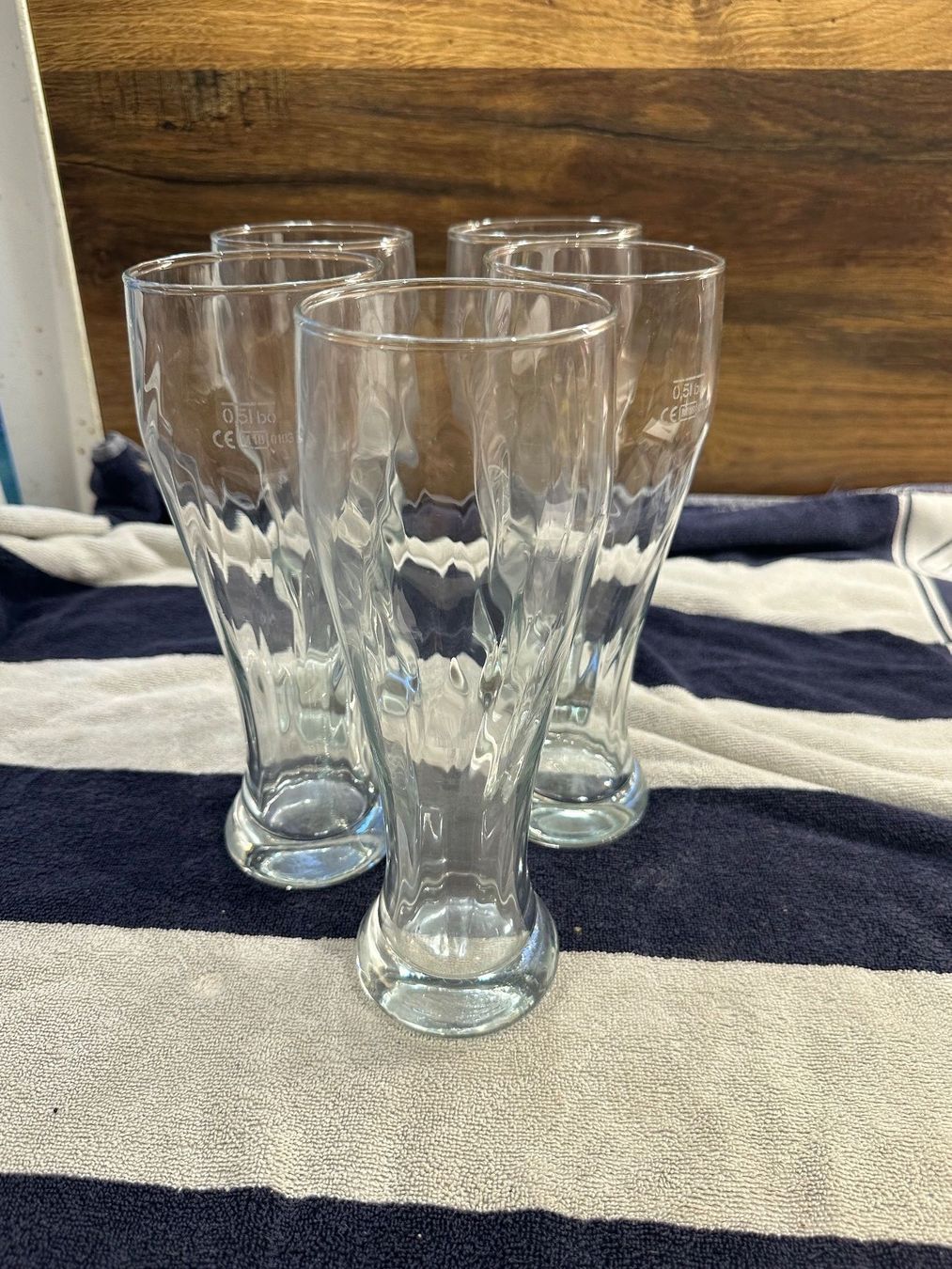 Verres: 5 Weizenbiergläser – D'occasion à Schaan par Hermine2018