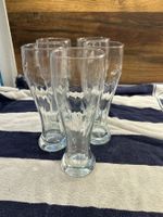 5 Weizenbiergläser