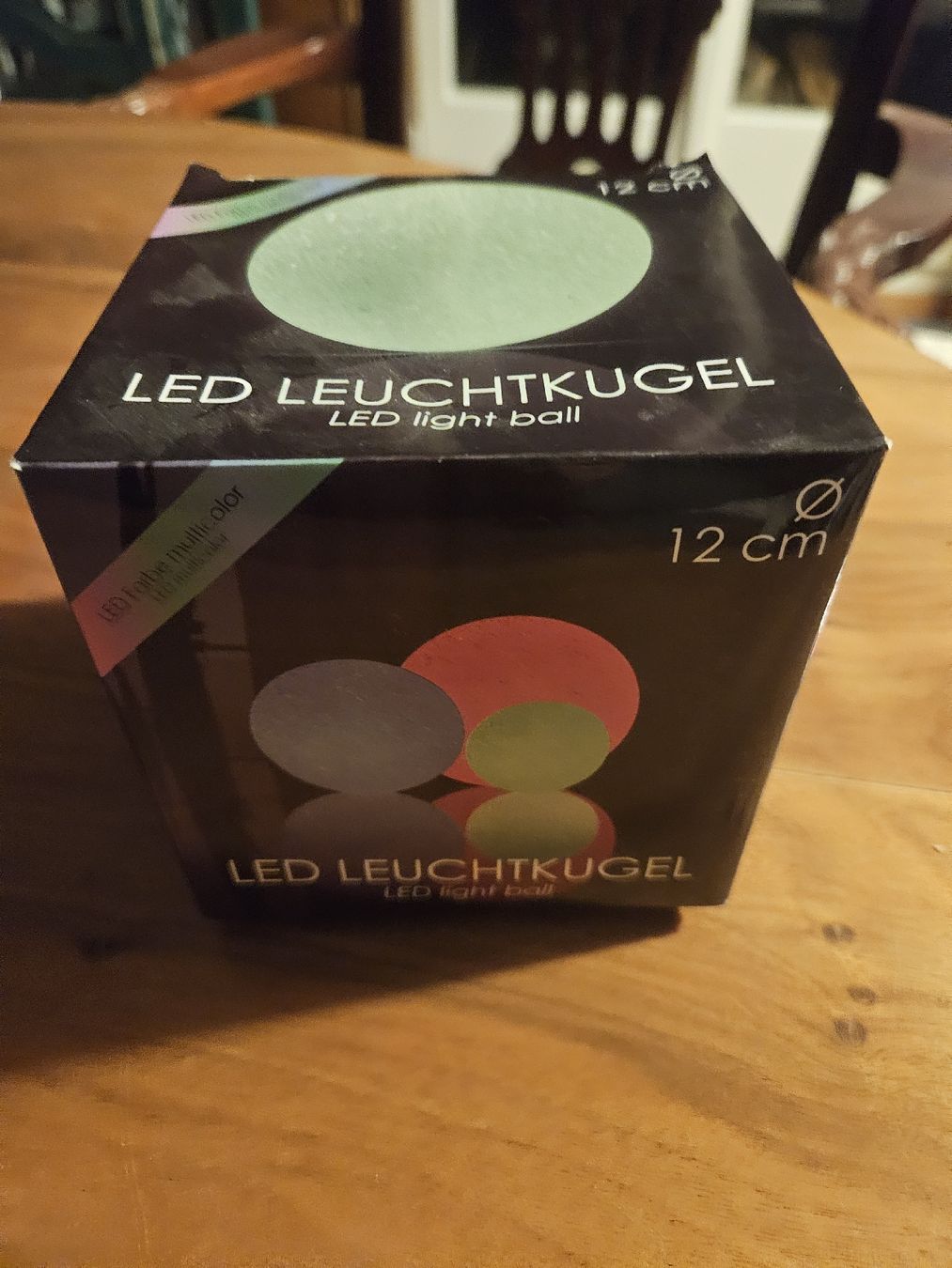 Tutte le decorazioni: LED Leuchtkugel mit Farbwechsel, Durchmesser ca. 12 cm – Nuovo e nell'imballaggio originale da Dürnten venduto da Andre.schubert 3