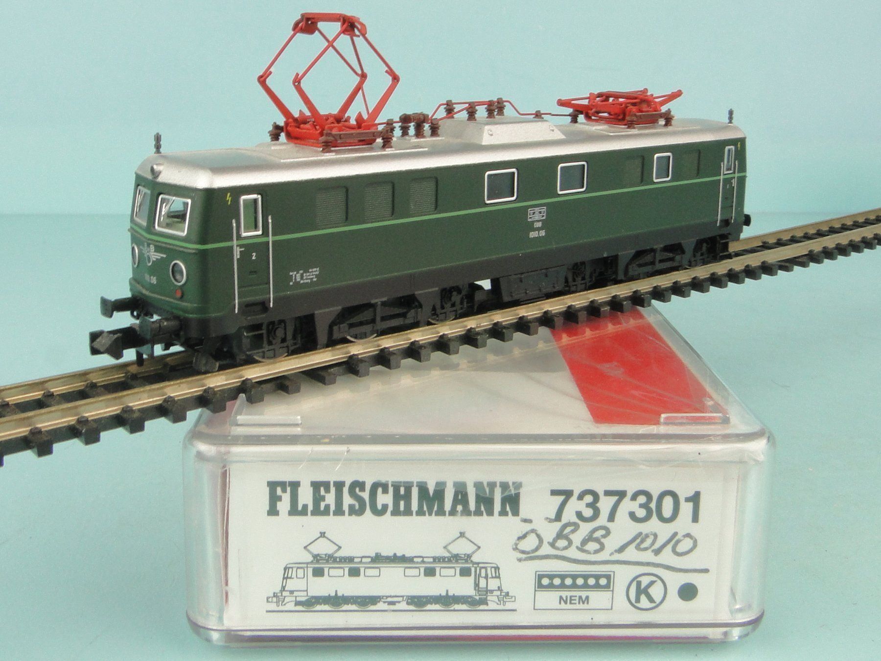Fleischmann Modellini di ferrovie: Fleischmann Spur N 737301 ÖBB 1010 – Usato da Bülach venduto da cann11 1