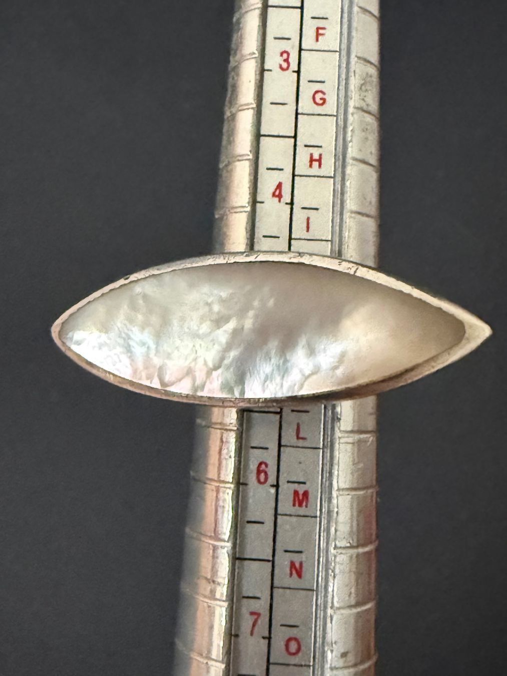 Ringe: Silber Ring mit Perlmutt 925 – Gebraucht aus Spiegel b. Bern von Rogger72 7