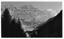 Leukerbad (VS) Kantonsstrasse Panorama