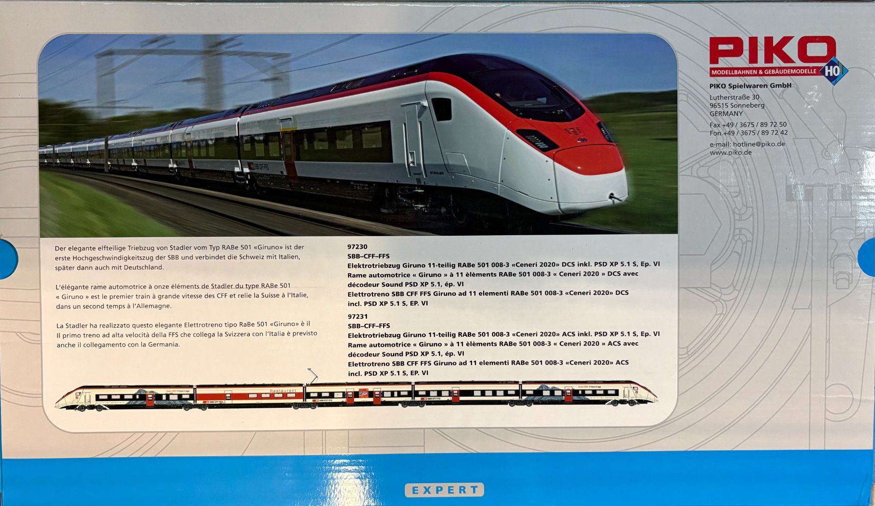 Piko Modellini di ferrovie: Rame Giruno Piko HO CA – Nuovo e nell'imballaggio originale da Vionnaz venduto da isozjames 5