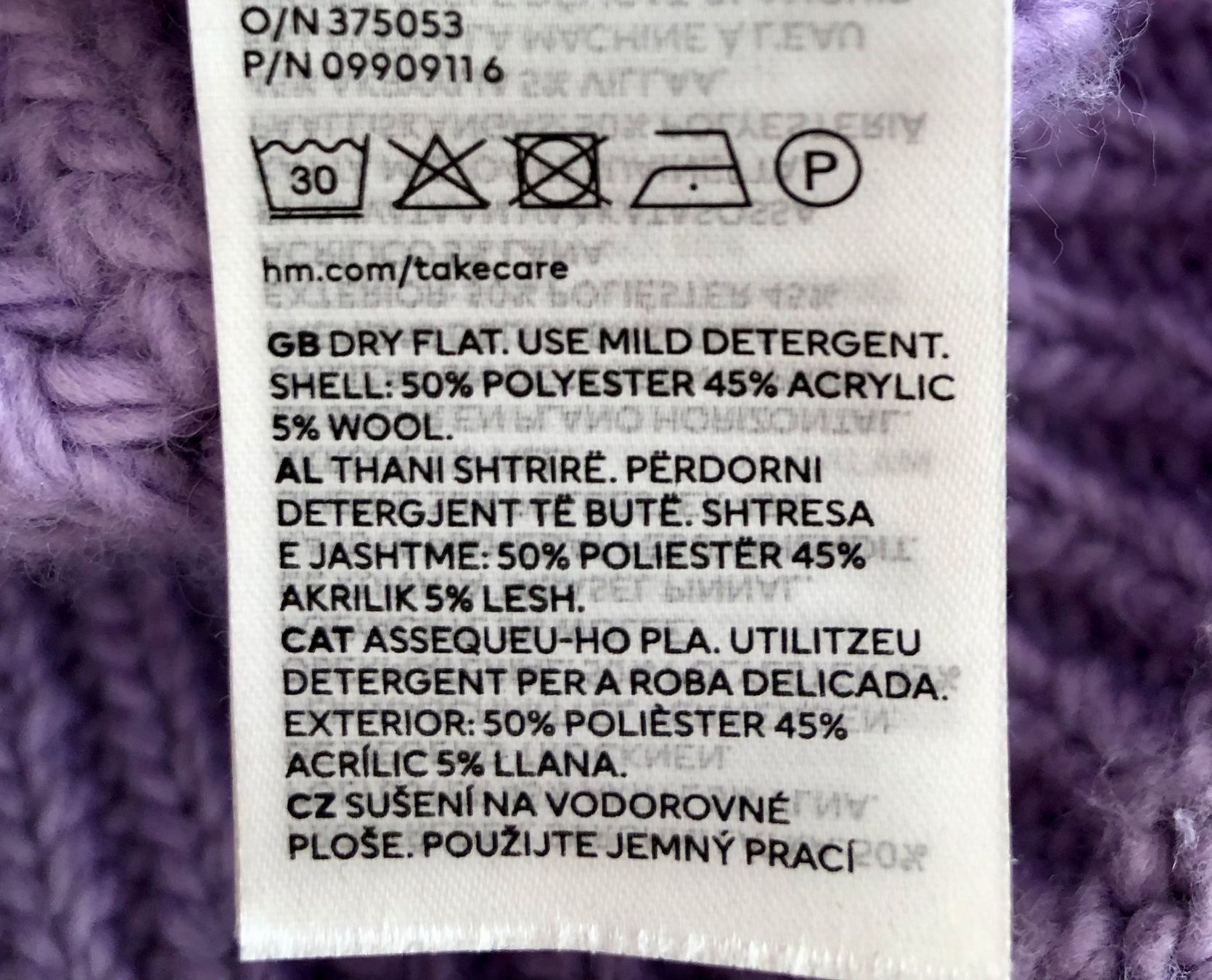 H&M Pullover & Sweatshirts: H&M cropped Pulli / Pullover (S), fliederfarben / lila, S 36 – Gebraucht aus Zürich von DepotCharity 4