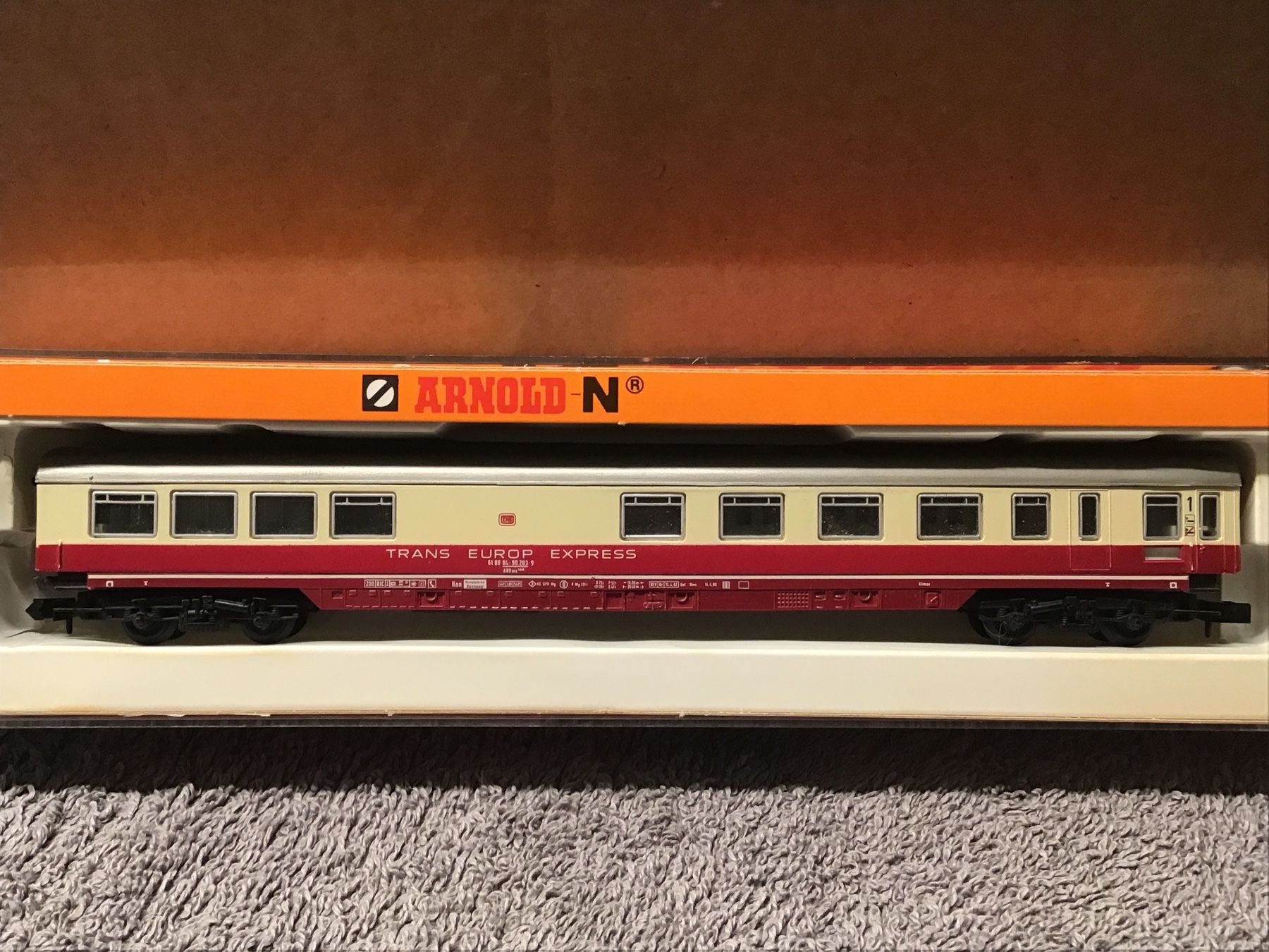 Arnold Modellini di ferrovie: Arnold N Trans Europa Express Wagen, – Usato da Männedorf venduto da Modellbau-wyss