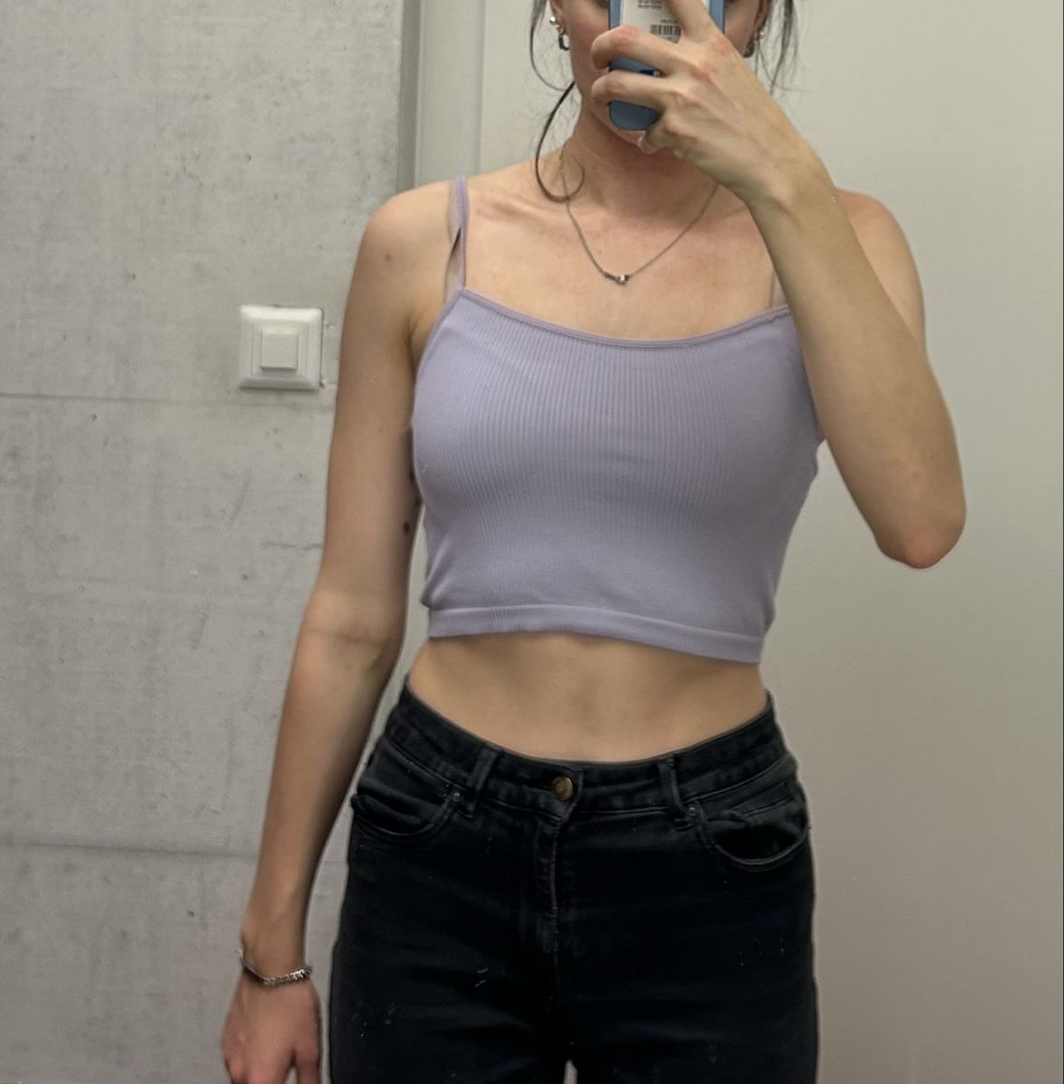 Stradivarius Top: Lila Corptop, OneSize, Stradivarius – Usato da Aarau venduto da megandris