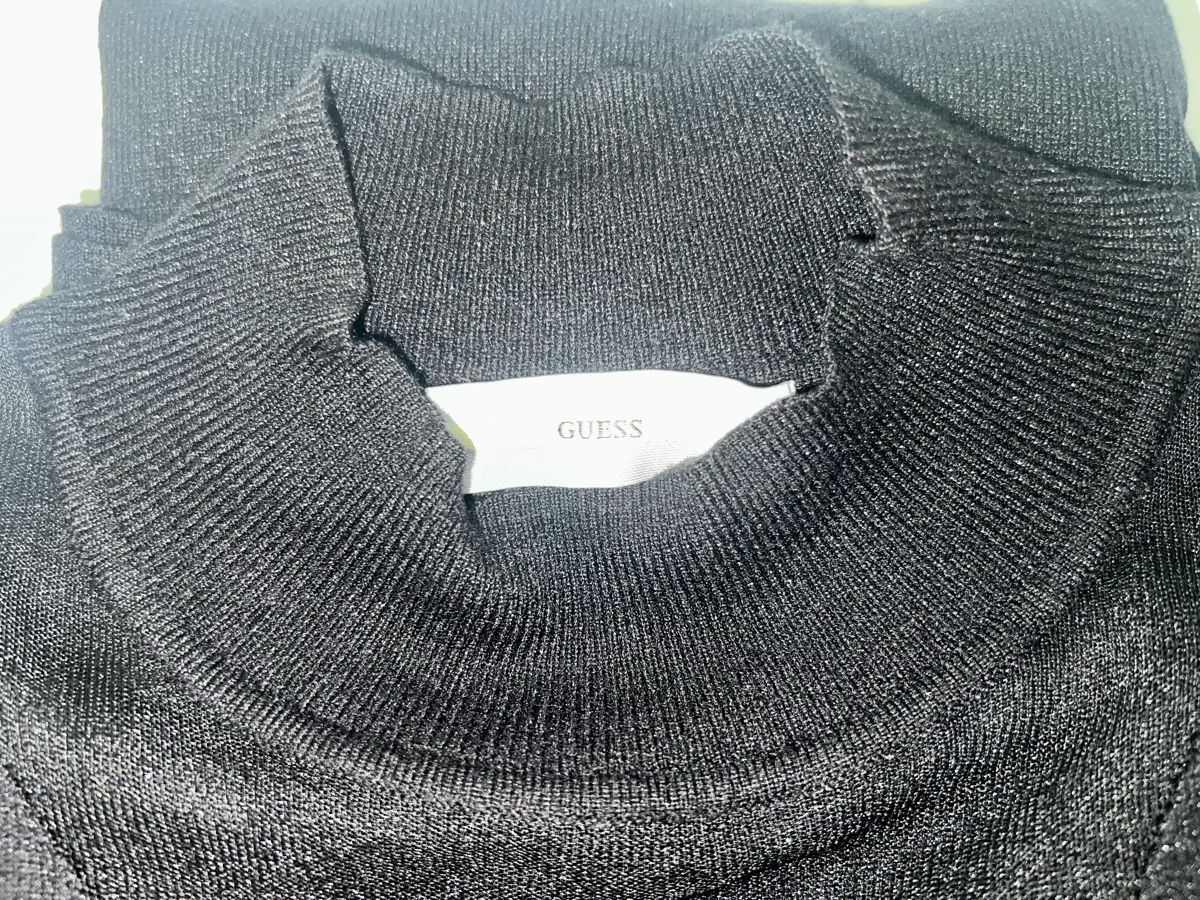 Guess Kleider: Guess Kleid Gr. S Schwarz Glitzer Pulloverkleid Herbst Winte – Gebraucht aus Meilen von mar_28dx 2