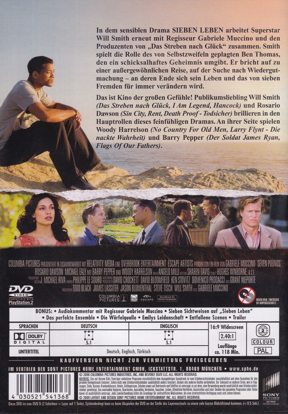 Tutti i DVDs: DVD ab Fr. 1.--, Sieben Leben – Usato da Lausen venduto da Mondeo10628 1