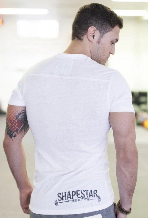 T-shirt: ShapeStar T-Shirt Weiss Gr. L – Nuovo e nell'imballaggio originale da Oensingen venduto da Liquidations-Shop 1