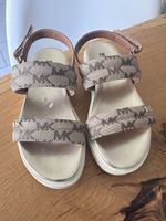 MICHAEL KORS Sandalen beige/braun monogramm Grösse 36