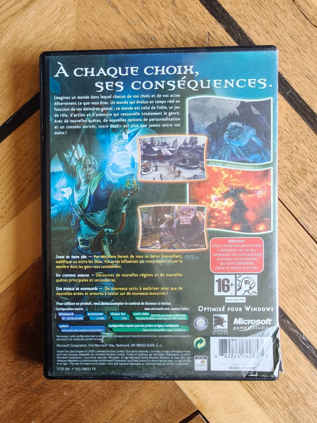 Microsoft Giochi: Jeu PC Fable The Lost Chapters Microsoft – Usato da La Chaux-de-Fonds venduto da glad0s 2