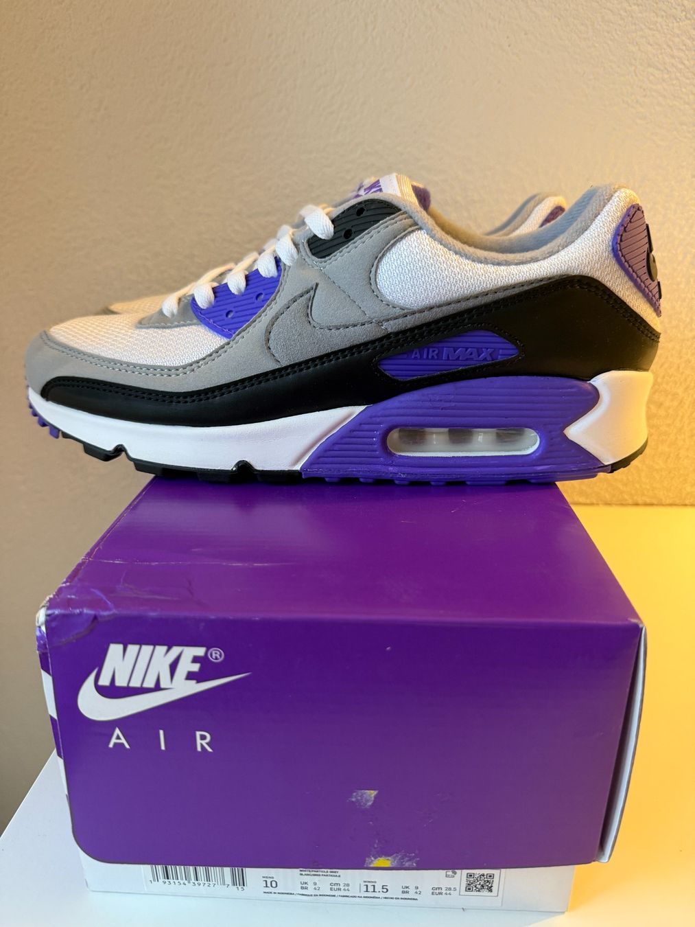 Nike Scarpe da uomo: Air Max 90 Recraft Hyper Grape – Usato da Ennenda venduto da KUROI14