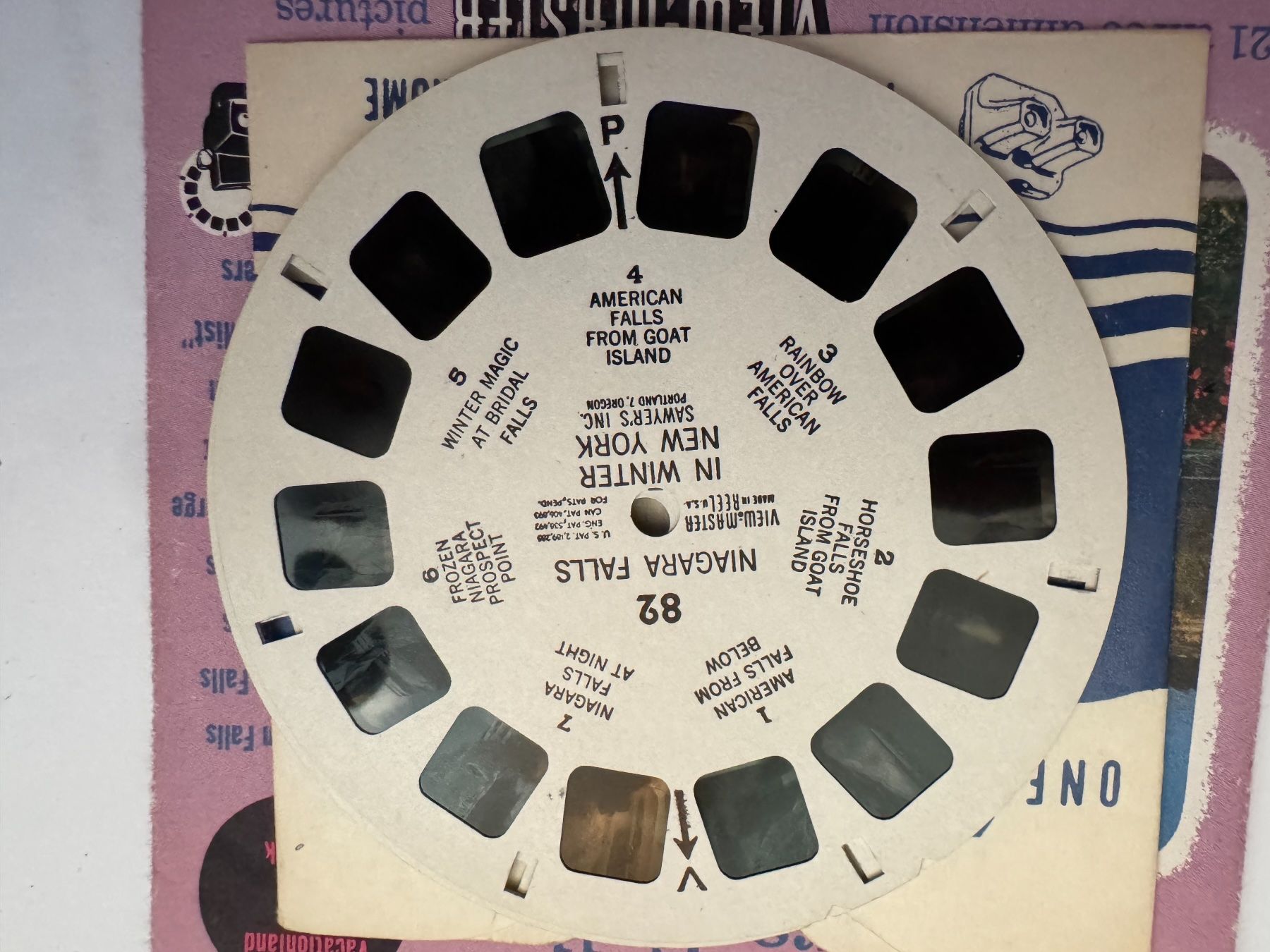 View-master Spielzeuge: View-Master 3D: Nr. 81 / 82 / 375 Niagara Falls U.S.A. – Gebraucht aus Tegerfelden von siebenmacky 4