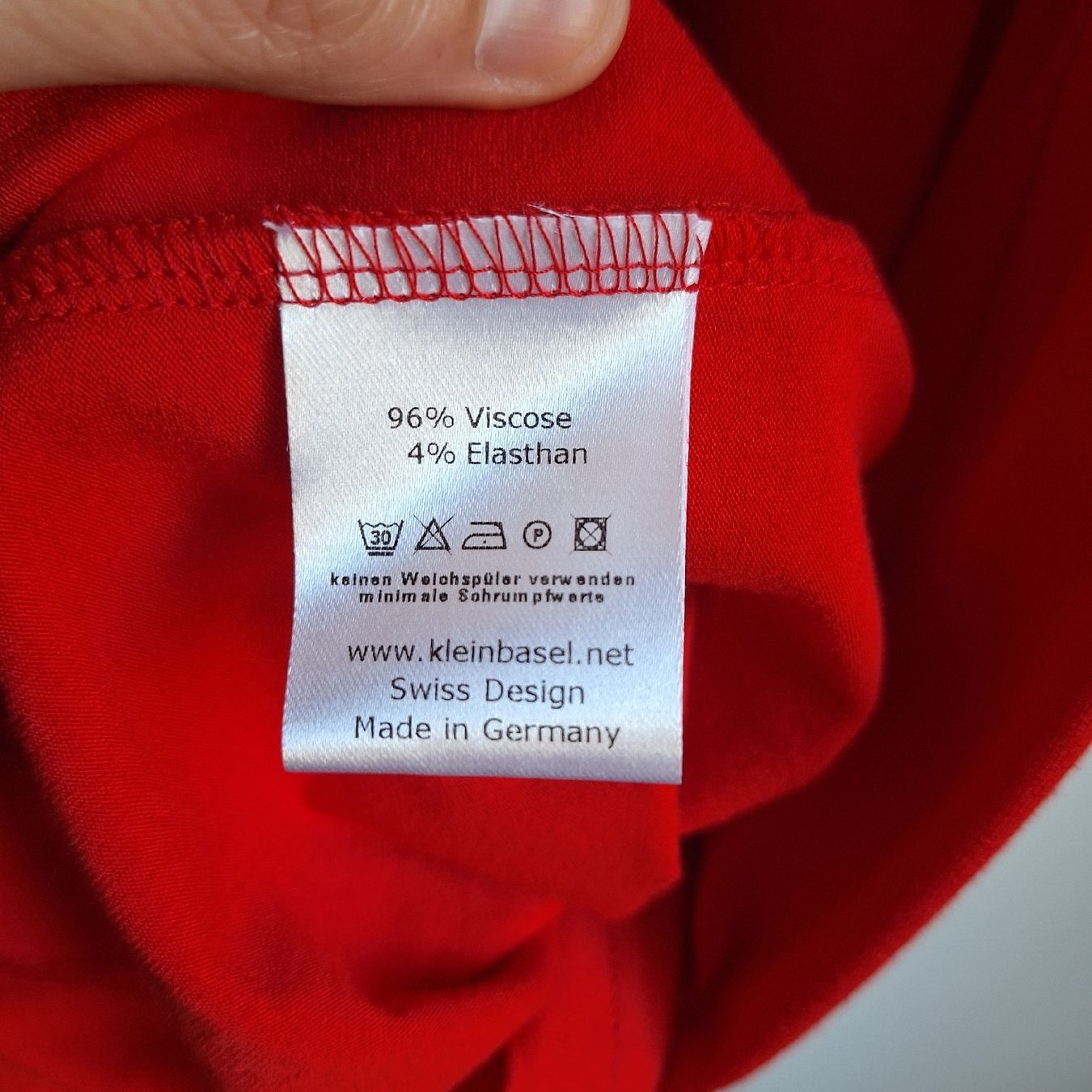 Kleinbasel Vestiti: kleinbasel by Tanja Klein, wunderschönes Kleid, L, hellrot – Usato da Wettingen venduto da Blau8 7