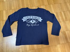Langarmshirt, Gr. 116, Comic-Print, 100% Baumwolle!