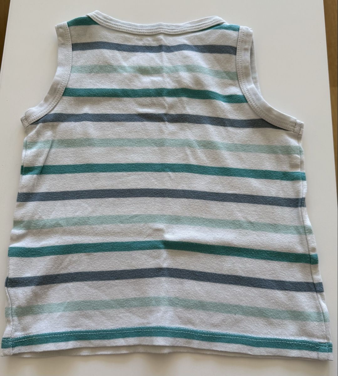 Camicie, T-shirt & Polo: Vertbaudet - Débardeur rayé, taille 3 ans / 94cm – Usato da Genève venduto da valmath 1