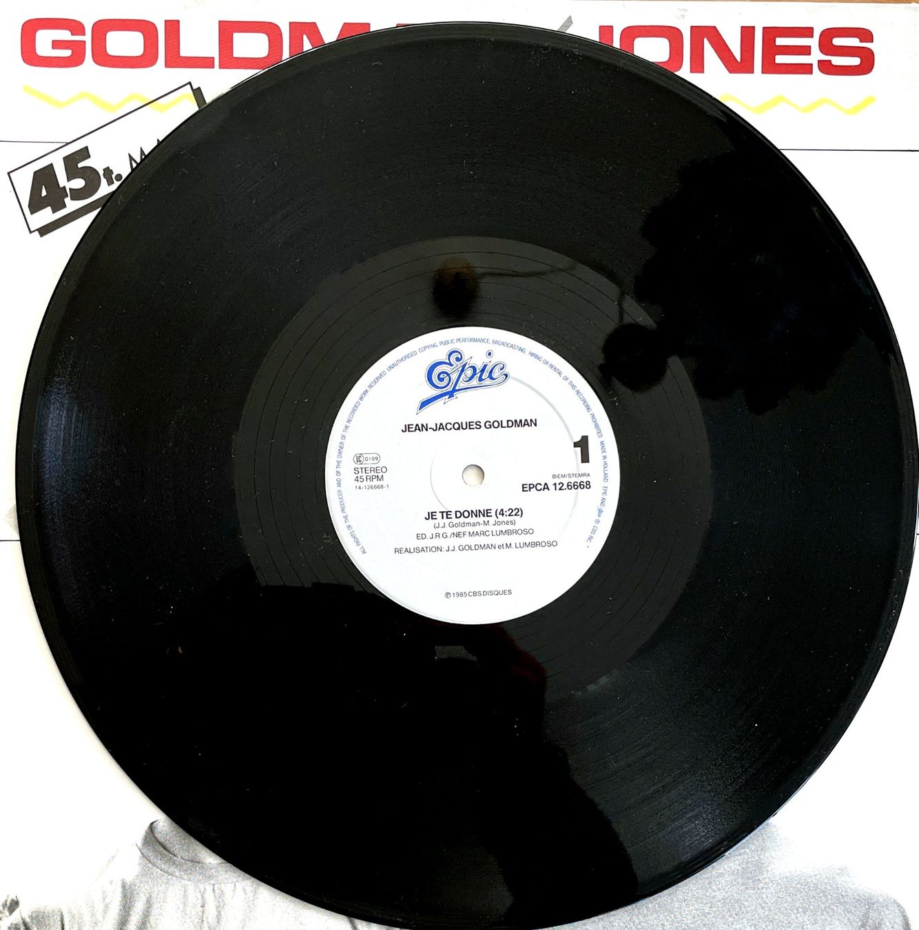 Dischi in vinile: Jean-Jacques Goldman - Je te donne Maxi LP – Usato da Savagnier venduto da Ne2065 2