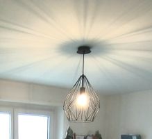 Stylishe schwarze Industrial-Lampe (gibt schönes Licht!)