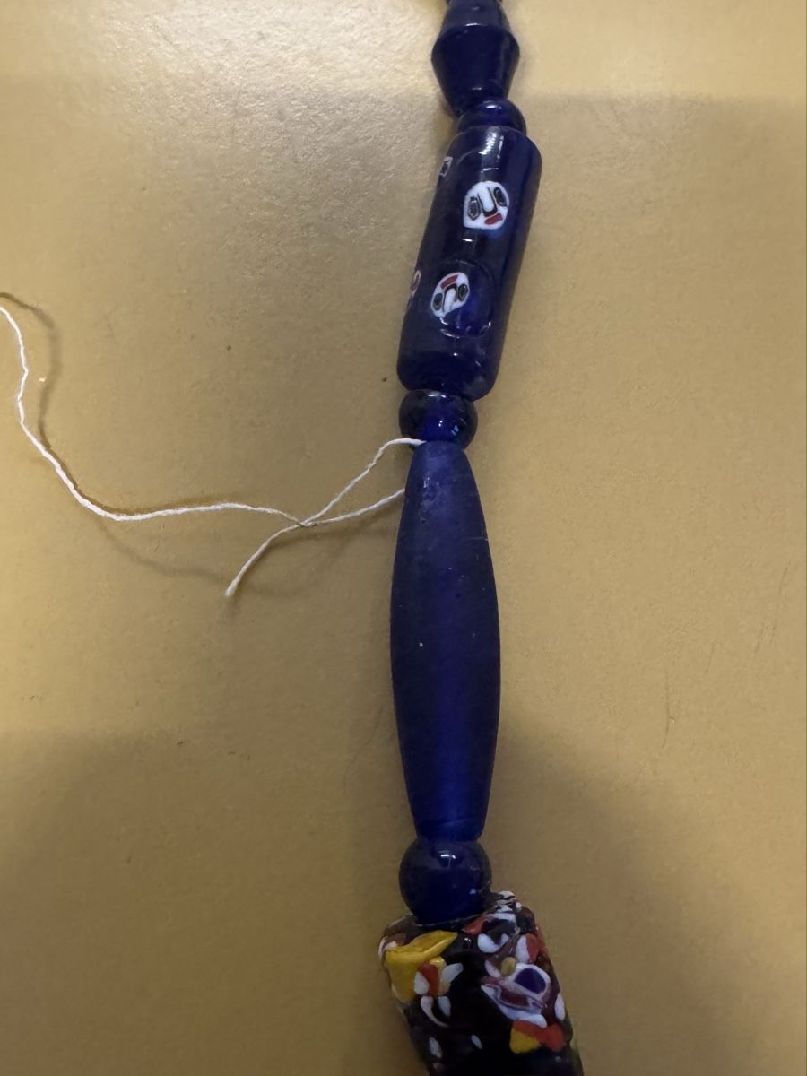 Catenine: Kette mit blauen Glas  – Usato da Schlieren venduto da Freundlich02 3