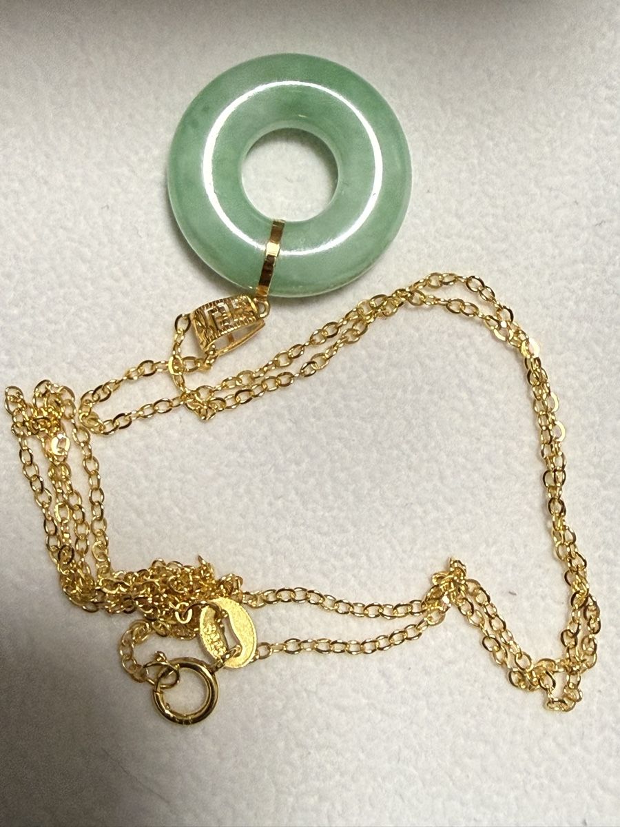 Ketten: Birmanische Jadeite Kette – Neu (gemäss Beschreibung) aus Oberhof von RealStone 3