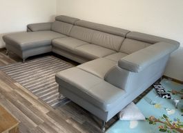 Ecksofa Echtleder mit laufender Garantie