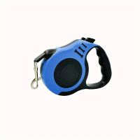 3m Hundeleine Roll-Leine für Hunde, Ausziehbar, Blau
