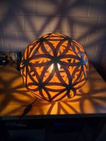 Blume des Lebens Holz Decken Lampe Leuchte