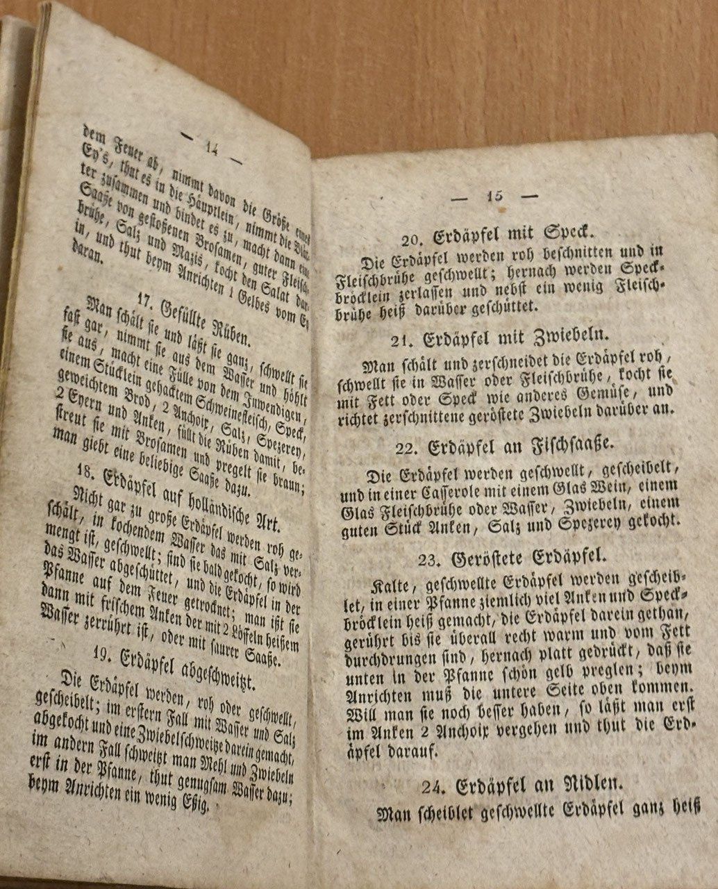 Libri: Berner Kochbuch 1823 rar! – Usato da Bern venduto da Grindelwaldaus 1