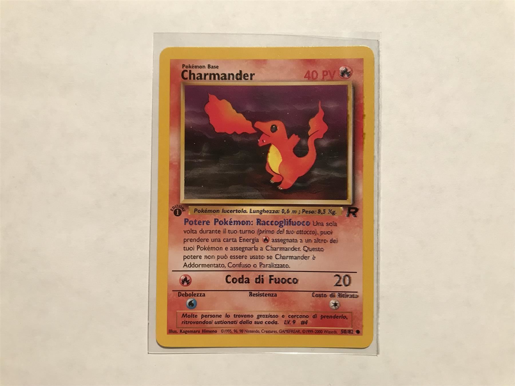 Pokémon Cartes à collectionner: Charmander TR 1. Edition IT – D'occasion à Hagendorn par Pokecollectorch