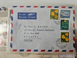 Brief PP/PJ 1959 nach Pakistan nur 3.--