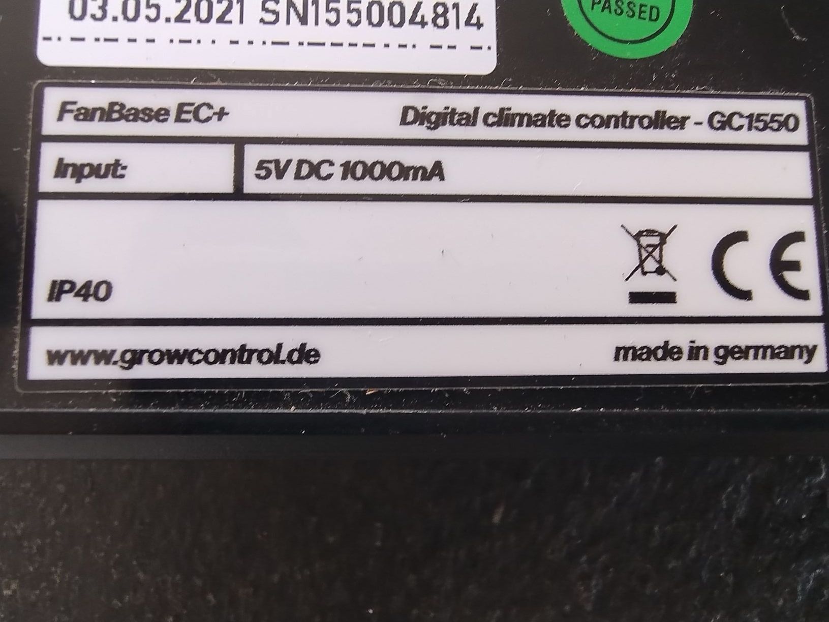 Sistema di controllo: FanBase EC+ Digital Climate Controller GC1550 - (NEU / OVP) – Nuovo e nell'imballaggio originale da Rüti ZH venduto da Lux05 3