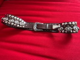 Leder Nanni Gurt mit Studs