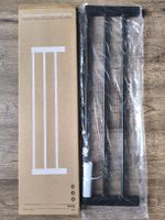 Hauck Verlängerung Schutzgitter 21 cm Schwarz NEU