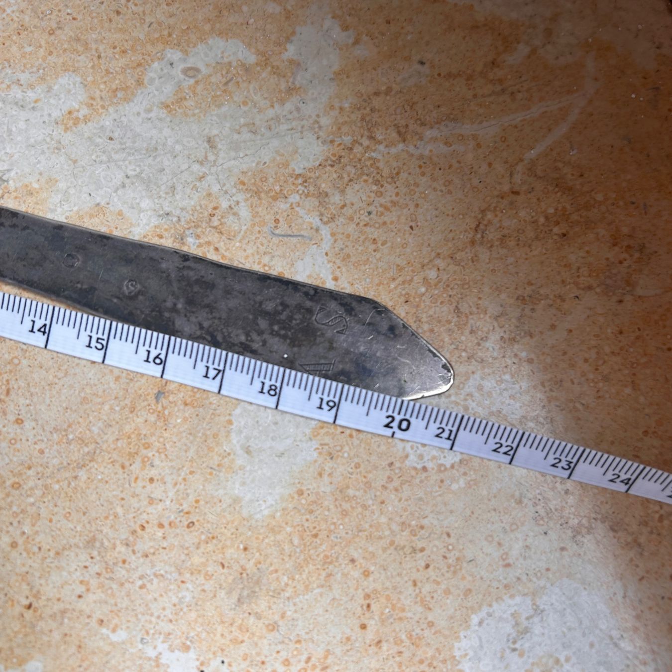 Altro materiale per ufficio: Antiker Briefoeffner/Papiermesser (silber) – Usato da Basel venduto da bellespirit 5