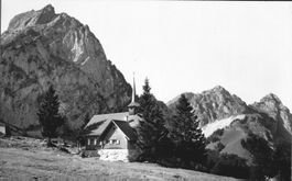 Alte Ansichtskarte Bruder Klausen Kapelle auf Holzegg!