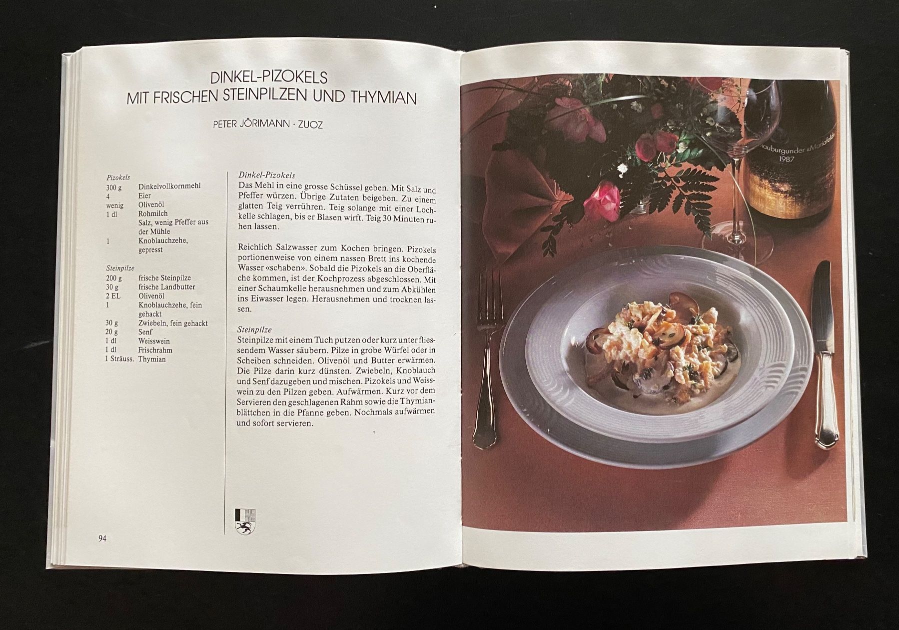 Libri: SCHWEIZER KÖCHE KOCHEN VOLLWERTIG – Usato da Nussbaumen AG venduto da schuba2000 2