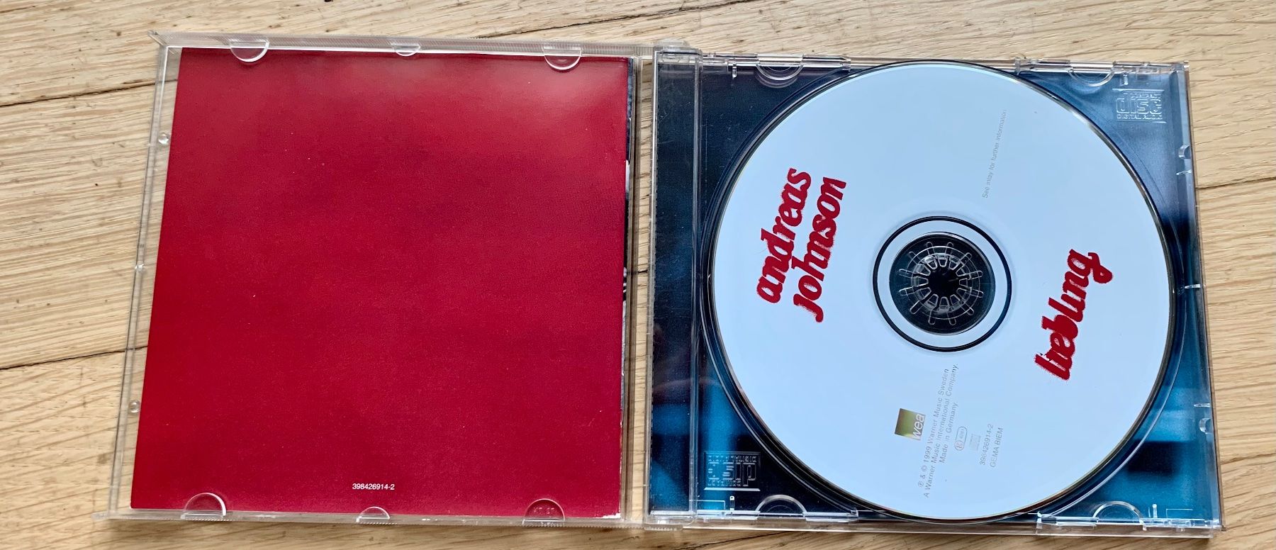 CD: Andreas Johnson Liebling – Usato da Zürich venduto da Fieber 1