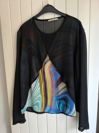 Transparente Bluse Grösse 38