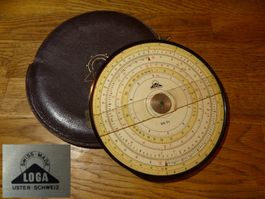 Rechenscheibe LOGA Uster 30 Tt  Swiss made