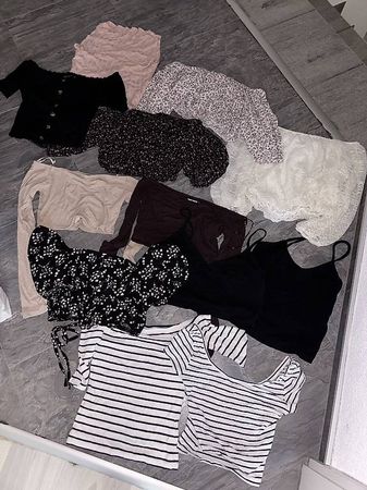 Diverse Crop Tops, xs-s
