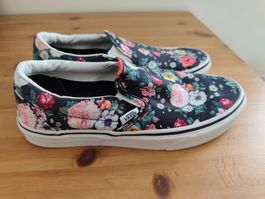 Vans Classic Slip-On im Blumenmuster, Grösse 38.5