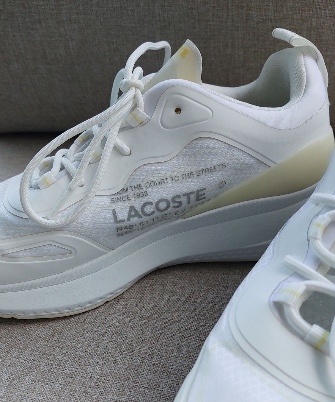 Lacoste Scarpe da uomo: LaCoste Sneakers in Weiss, Grösse 42 – Usato da Gelfingen venduto da sammythetammy 1
