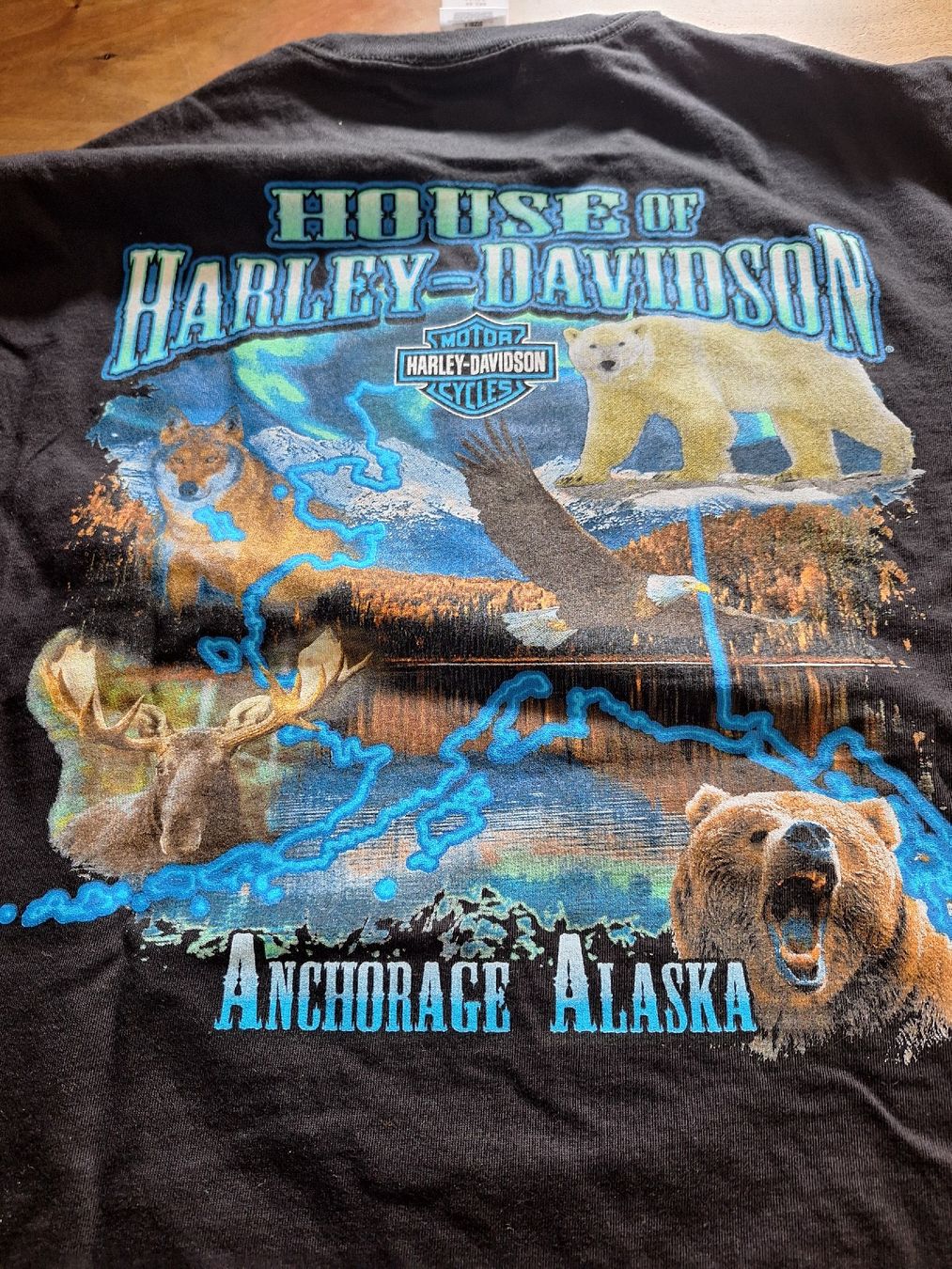 Harley-Davidson T-shirts: Harleyshirt Anchorage – Neuf avec emballage d'origine à Seuzach par Taz64