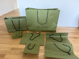 Gucci Papiertragetaschen, verschiedene Grössen, Top Zustand