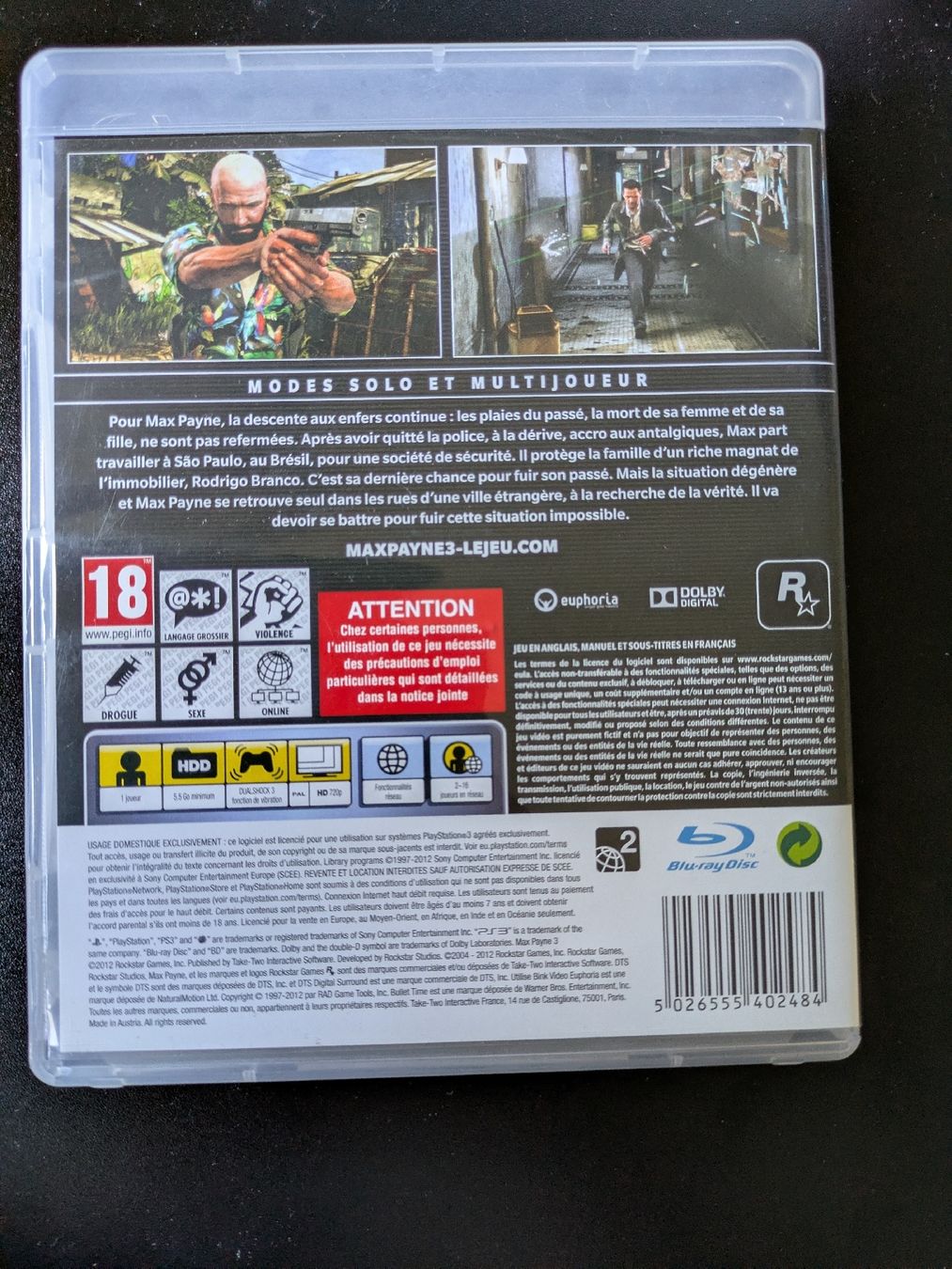Giochi: PS3 Max Payne 3 – Usato da Court venduto da Meirine 1